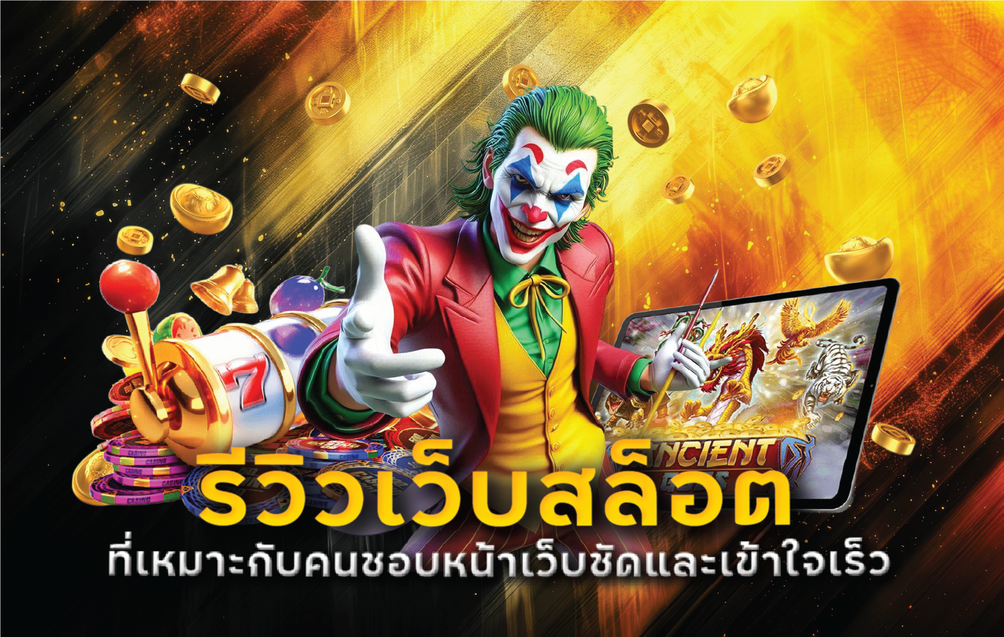 รีวิวเว็บสล็อตที่เหมาะกับคนชอบหน้าเว็บชัดและเข้าใจเร็ว